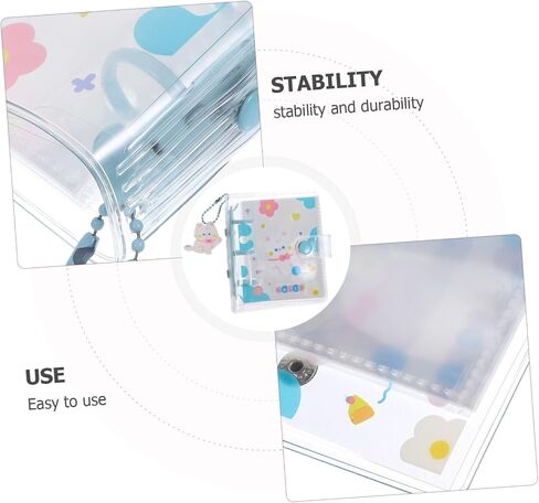 ألبوم كرتون صغير PVC Photo Photo Sleeves قابل لإعادة الاستخدام للصور بطاقات البطاقات البريدية تصميم شفاف لجمع الذكريات in Saudi Arabia