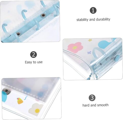 ألبوم كرتون صغير PVC Photo Photo Sleeves قابل لإعادة الاستخدام للصور بطاقات البطاقات البريدية تصميم شفاف لجمع الذكريات in Saudi Arabia