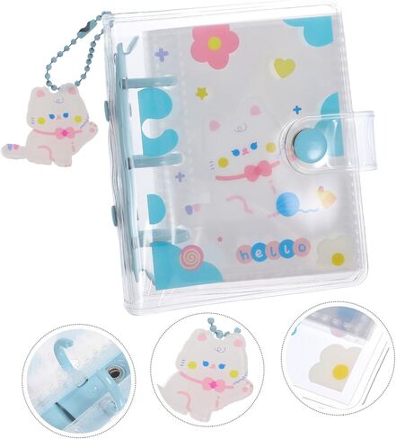 ألبوم كرتون صغير PVC Photo Photo Sleeves قابل لإعادة الاستخدام للصور بطاقات البطاقات البريدية تصميم شفاف لجمع الذكريات in Saudi Arabia