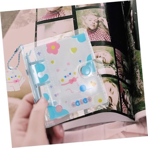 ألبوم كرتون صغير PVC Photo Photo Sleeves قابل لإعادة الاستخدام للصور بطاقات البطاقات البريدية تصميم شفاف لجمع الذكريات in Saudi Arabia