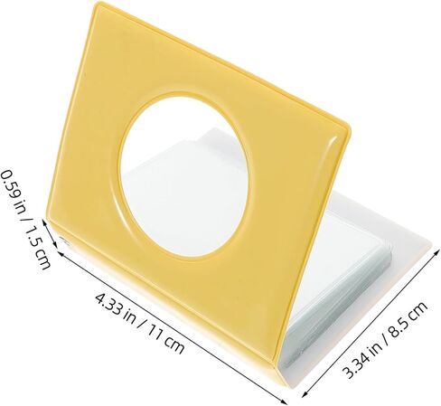 Eringogo Photocard الألبوم Mini Binder لطيف Hollow Mirror تصميم متينة حامل بطاقة الصورة الألبوم لتنظيم الذكريات العزيزة Sky- in Kuwait