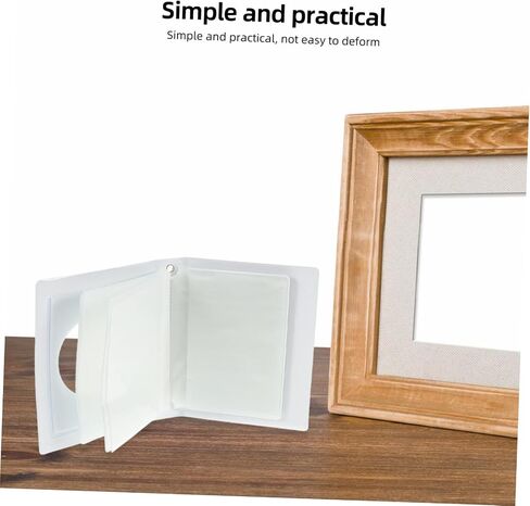 Eringogo Photocard الألبوم Mini Binder لطيف Hollow Mirror تصميم متينة حامل بطاقة الصورة الألبوم لتنظيم الذكريات العزيزة Sky- in Kuwait