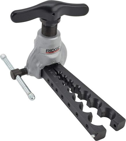 Speedway Motors 37 Degree Flaring Tool for Stainless Steel, Copper, Brass, and Aluminum Tubing - Ratcheting Feed Screw, Sizes 3/16" to 3/4" OD, Creates Uniform, Leak-Free Flares in Kuwait