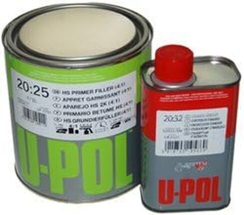 U-Pol 1 Liter (Aprox. 1 Quart) (4.2 VOC) مواد صلبة عالية البناء العالية urethane مجموعة التمهيدي مع متصلات درجات الحرارة القياسية (60 إلى 95 فهرنهايت) in Saudi Arabia