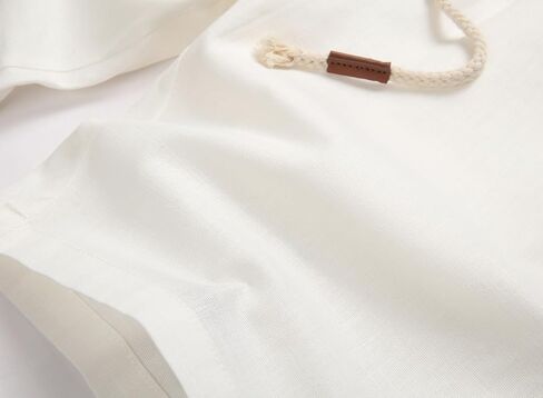 GUNLIRE Boy's Linen Shorts Summer Drawstring Pull-on Lightweight Elastic Waist Casual Beach Shorts in Saudi Arabia