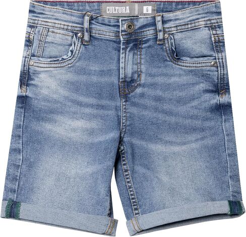 شورتات Bultura 2 Pack Boys Denim (7-18) ، Big & Little Kids Moto Biker & Fashion Rips Shorts Jean المتعثرة in Kuwait