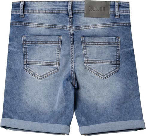 شورتات Bultura 2 Pack Boys Denim (7-18) ، Big & Little Kids Moto Biker & Fashion Rips Shorts Jean المتعثرة in Kuwait