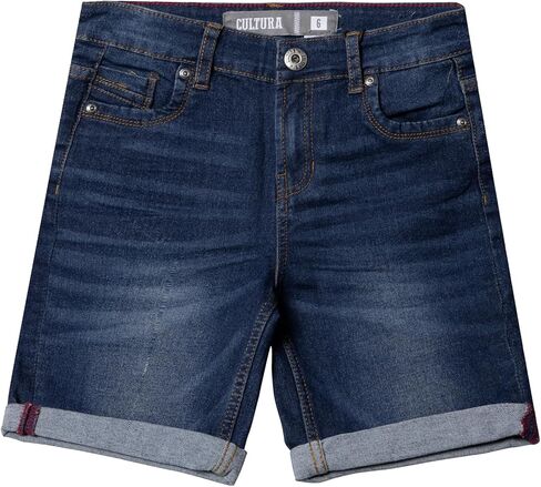 شورتات Bultura 2 Pack Boys Denim (7-18) ، Big & Little Kids Moto Biker & Fashion Rips Shorts Jean المتعثرة in Kuwait