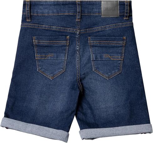 شورتات Bultura 2 Pack Boys Denim (7-18) ، Big & Little Kids Moto Biker & Fashion Rips Shorts Jean المتعثرة in Kuwait