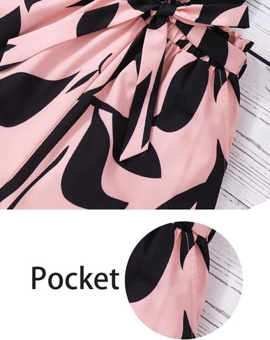 NEW 6-14 Years Seechosle Girls 2 Piece Outfits Ribbed Tank Top and Paperbag Shorts Set with Pockets in Kuwait