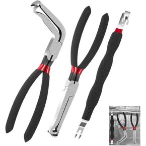 3Pcs Car Electrical Disconnect Pliers Set,1pcs Straight &1pcs 60 Degree &1pcs Electrical Connector Separator, Fuel Line Disconnect Tool Set, Premium Electrical Plug Disconnect Pliers tool in Kuwait