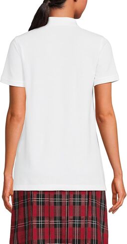 Lands' End School Uniform Young Women's Short Sleeve Mesh Polo Shirt in Saudi Arabia