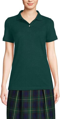 Lands' End School Uniform Young Women's Short Sleeve Mesh Polo Shirt in Saudi Arabia