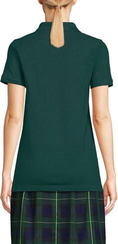 Lands' End School Uniform Young Women's Short Sleeve Mesh Polo Shirt in Saudi Arabia