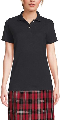 Lands' End School Uniform Young Women's Short Sleeve Mesh Polo Shirt in Saudi Arabia