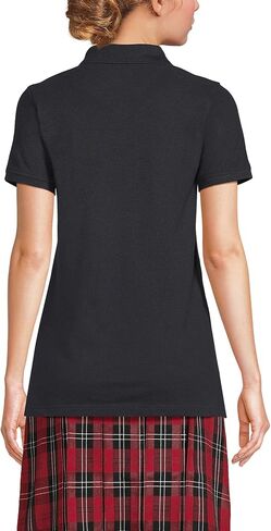 Lands' End School Uniform Young Women's Short Sleeve Mesh Polo Shirt in Saudi Arabia