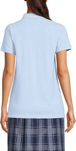 Lands' End School Uniform Young Women's Short Sleeve Mesh Polo Shirt in Saudi Arabia