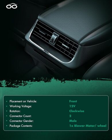 محرك منفاخ SCITOO HVAC مع قفص مروحة مناسب لـ 1991-1995 لـ Acura Legend، يستبدل OE- 700116، 79310-SPO-003، 79310-SP0-H01، 75707 محرك منفاخ سخان HVAC مع استبدال قفص المروحة in Saudi Arabia