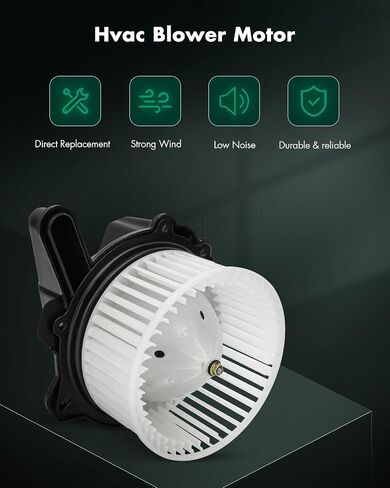 محرك منفاخ SCITOO HVAC مع قفص مروحة مناسب لـ 1991-1995 لـ Acura Legend، يستبدل OE- 700116، 79310-SPO-003، 79310-SP0-H01، 75707 محرك منفاخ سخان HVAC مع استبدال قفص المروحة in Saudi Arabia