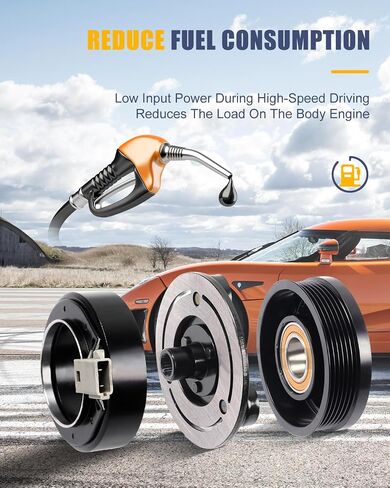OCPTY تكييف وضاغط للهواء مخلب CO 101730C لفورد أيروستار كوغار كراون فيكتوريا E-150 E-250 Econoline Escort Excursion Explorer لـ F-150 لـ F-250 لـ F-350 F53 1990-2006 in Saudi Arabia