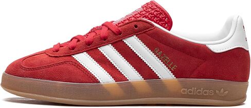 adidas Men's Manchester United X Gazelle Sneaker, Red Black, Size 11 in Saudi Arabia