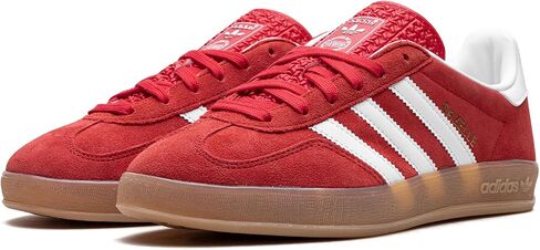 adidas Men's Manchester United X Gazelle Sneaker, Red Black, Size 11 in Saudi Arabia