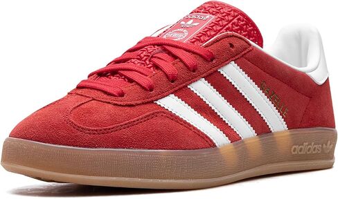adidas Men's Manchester United X Gazelle Sneaker, Red Black, Size 11 in Saudi Arabia