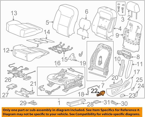 Genuine Driver Seat Adjuster Switch 23247097 in Saudi Arabia
