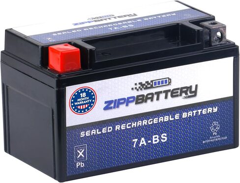 بطارية Chrome Battery 7B-BS Power Sports - أداء عالي - AGM مختوم - صيانة مجانية - بديلة لهوندا وكاواساكي وسوزوكي in Saudi Arabia