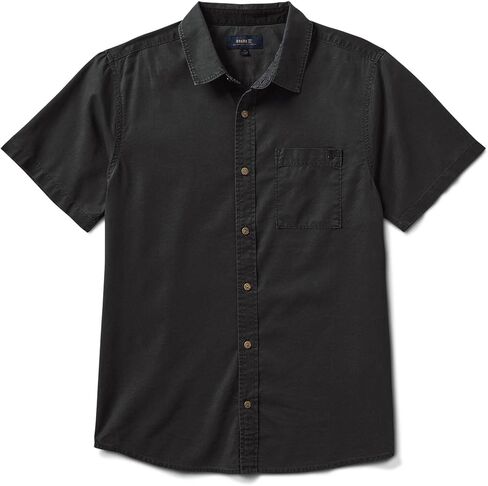 Roark Made to Fade Mens Button Down Short Sleeve Shirt – Casual Summer Shirt, Lightweight Pigment Dyed Vacation Shirt for Men in Kuwait