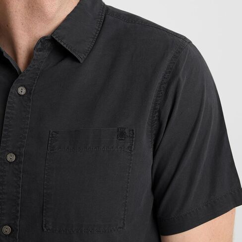Roark Made to Fade Mens Button Down Short Sleeve Shirt – Casual Summer Shirt, Lightweight Pigment Dyed Vacation Shirt for Men in Kuwait