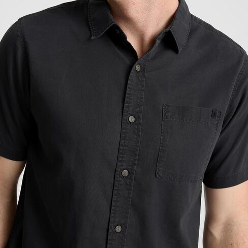 Roark Made to Fade Mens Button Down Short Sleeve Shirt – Casual Summer Shirt, Lightweight Pigment Dyed Vacation Shirt for Men in Kuwait
