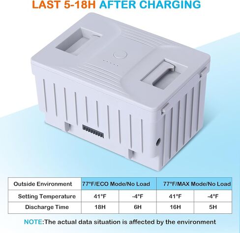 62 QT (58L) تبريد كهربائي محمول للسيارة ، ثلاجة ثلاجة 12V للسيارة ، المنطقة المزدوجة ، -4 ℉ ~ 68 ℉ ، التحكم في التطبيق ، العجلات ، شاحن AC/DC للتخييم ، النزهة ، السفر ، الرحلة البرية ، الأسود in Kuwait