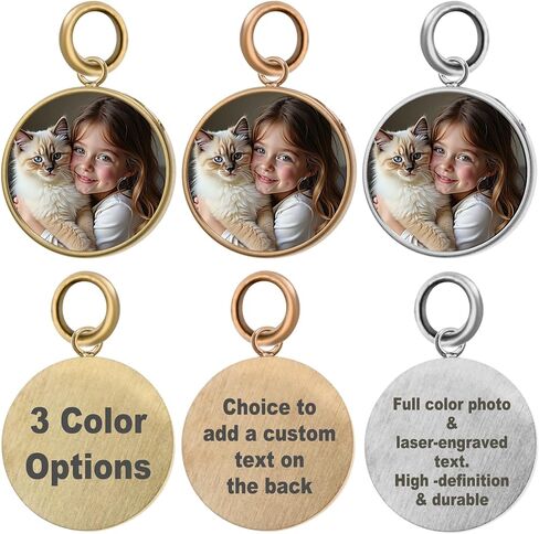 Personalized Photo Charm and Message Engraving Pendant For European Charm Bracelet Mother's Day Gift for Mom in Saudi Arabia