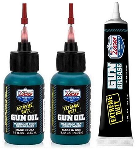 Lucas 1oz Duty Duty Duty Gun Oil (2) Needle Oiler 10875 & (1) الشحوم أنبوب 10889 in Kuwait