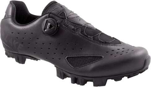 Lake Mx177 Wide Cycling Shoe - Men's Black/Black Reflective, 50.0 in Saudi Arabia