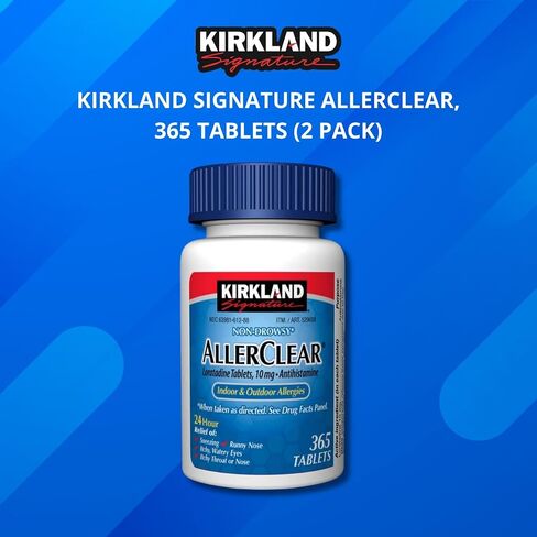 Kirkland Signature Allerclear ، 365 قرصًا (2 حزمة) in Saudi Arabia