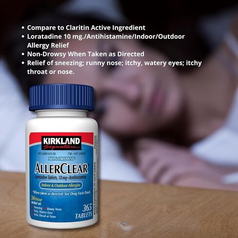 Kirkland Signature Allerclear ، 365 قرصًا (2 حزمة) in Saudi Arabia