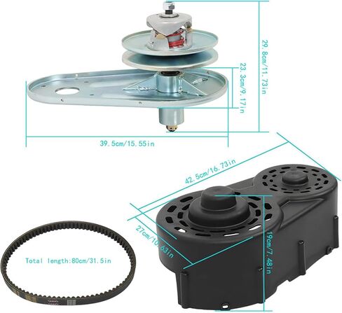 GXYWADY GO KART 40 Series Torque Converter Kit مع العمود المرفقي المستقيم مع 1/4 استبدال keyway لـ COMET 40 Series GO KART CLUCT PULLE DRIVER in Saudi Arabia