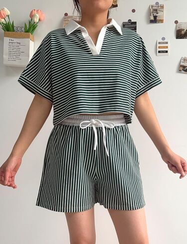 صالة بولو ذات قطعتين مكونة من قطعتين مجموعة قصيرة من الأكمام قصيرة in Kuwait