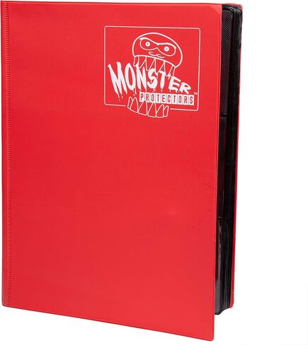 Monster Protectors 9-Pocket Trading Card Album, Matte Sunflower Orange, Holds 360 Cards, Works with YuGiOh, Pokemon, Magic The Gathering, Durable Cover and Protector Pages in Saudi Arabia