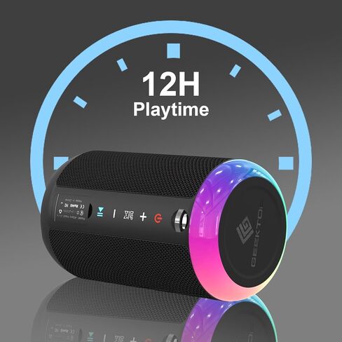 Bluetooth Speaker, Portable Bluetooth Speakers with LED Light for Outdoor in Saudi Arabia