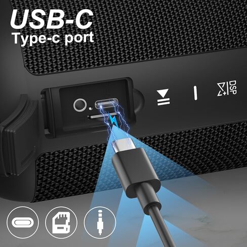 Bluetooth Speaker, Portable Bluetooth Speakers with LED Light for Outdoor in Saudi Arabia