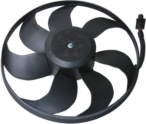 Mechanics Choice Left Left Auxiliary Engine Cooling Fan Assombly for 2002-2006 Audi ، Volkswagen Beetle ، Golf ، Jetta ، R32 ، TT ، TT Quattro (L4 1.8L) in Kuwait