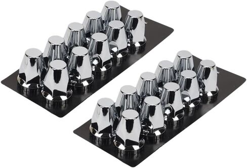 MyTee Products 60 PCS 33 MM Chrome Lug Nut Covers يحل محل MW2203 ، Kenworth 001813 ، S-28681 S-28653 ، Peterbilt 001813 in Saudi Arabia