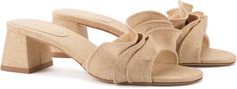 Larroudé Brigitte Ruffle Mule in Saudi Arabia