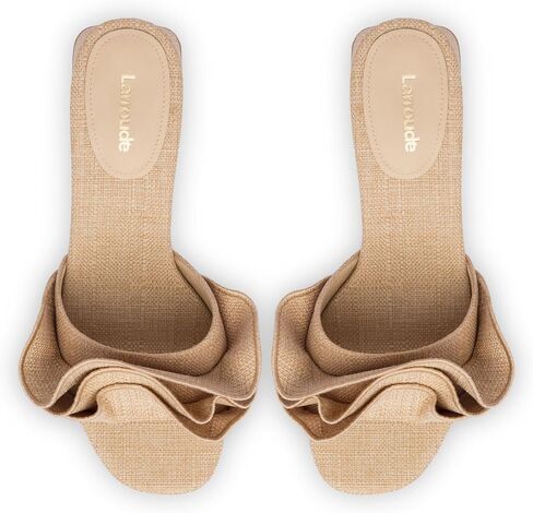 Larroudé Brigitte Ruffle Mule in Saudi Arabia