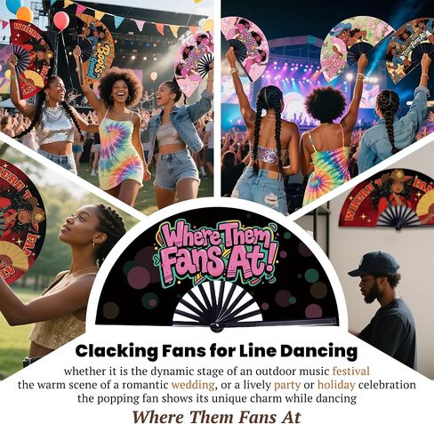 13 '' أحذية كبيرة على الأرض مروحة اليد ، حيث هم المشجعون في Clack Fans for Line Dancing ، معجبين محمولين من أجل Cowboy Church Rave Party Decoration 26 '(Style 2) in Kuwait