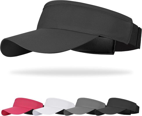 Sport Sun Visor for Men Women, Lightweight Adjustable Cooling Stretchy Visor Hat for Running, Tennis, Golf in Saudi Arabia