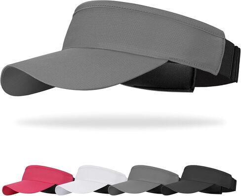 Sport Sun Visor for Men Women, Lightweight Adjustable Cooling Stretchy Visor Hat for Running, Tennis, Golf in Saudi Arabia